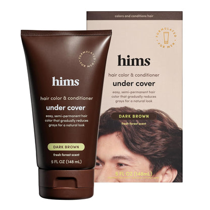 HIMS Under Cover – Hårfarge og Conditioner (Mørk Brun)