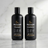 Minoxidil Shampoo & Conditioner 5% – For sunnere hodebunn og sterkere hår (2x300 ml)